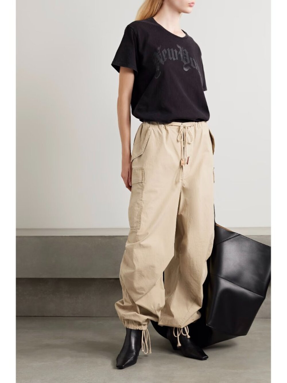 R13 Balloon Army cargo trousers in Khaki, size Small. Fits size S/M - Picture 15 of 15